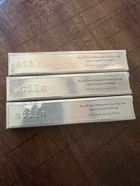 Trio of Stila Iconic Liquid Liner in Intense Black-NWT